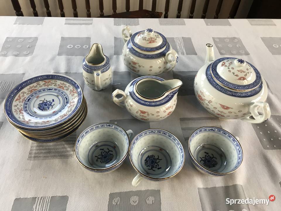 Serwis z porcelany do herbaty chinski Puławy