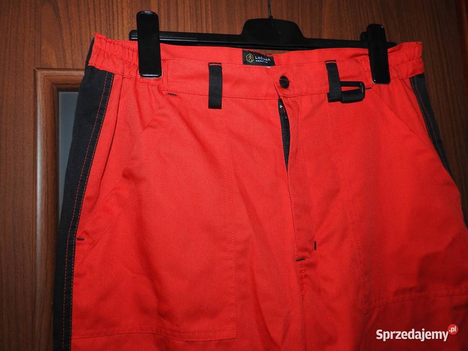 Spodnie robocze czerwone Lacuna Tecawork rozmiar Rozmiar L
