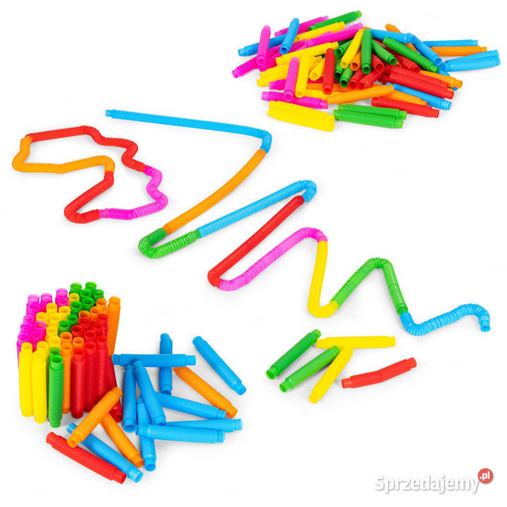 Kolorowe rurki sensoryczne pop tube dzieci tuby Smogorzów