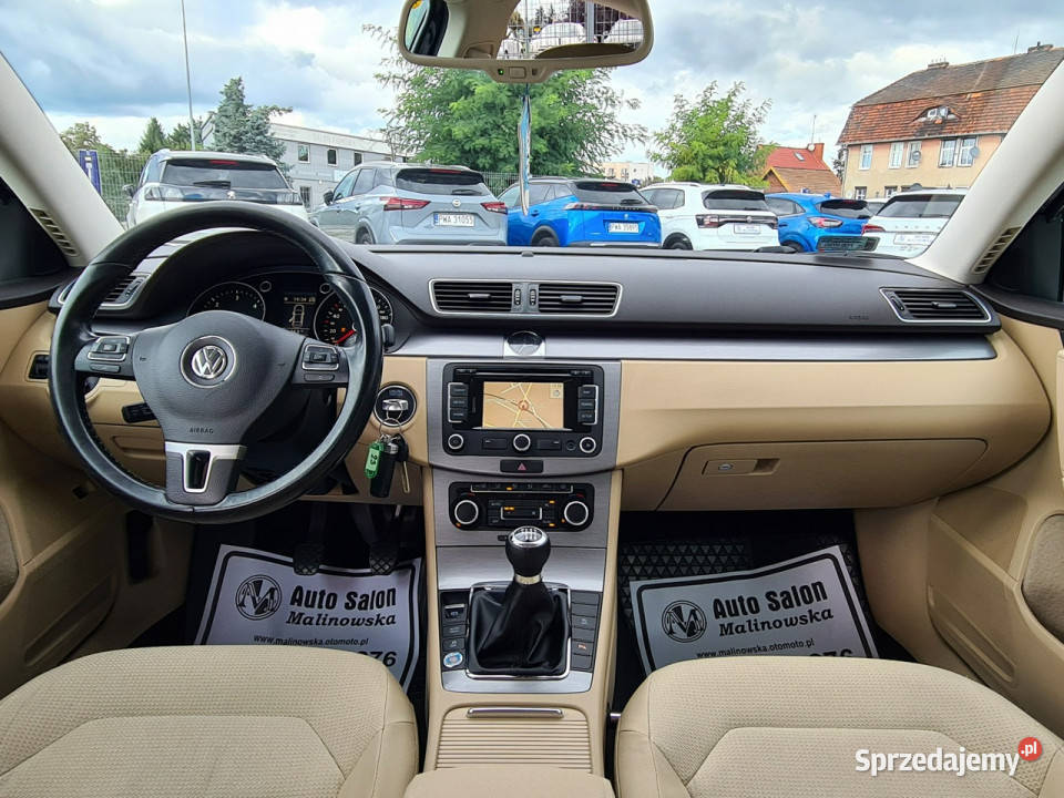 Volkswagen Passat Salon Jasne Wnętrze Navi 2xPDC gniazdo AUX wielkopolskie Wągrowiec