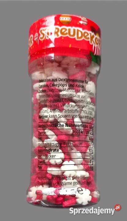 Posypka cukrowa w kształcie świątecznych sprzedam