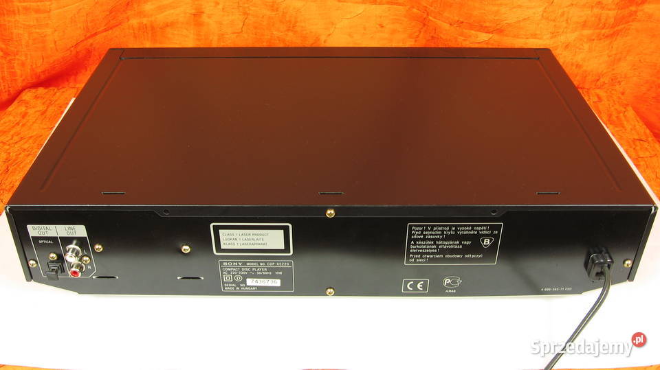 SONY CDPXE220 odtwarzacz płyt kompaktowych cd Świebodzice