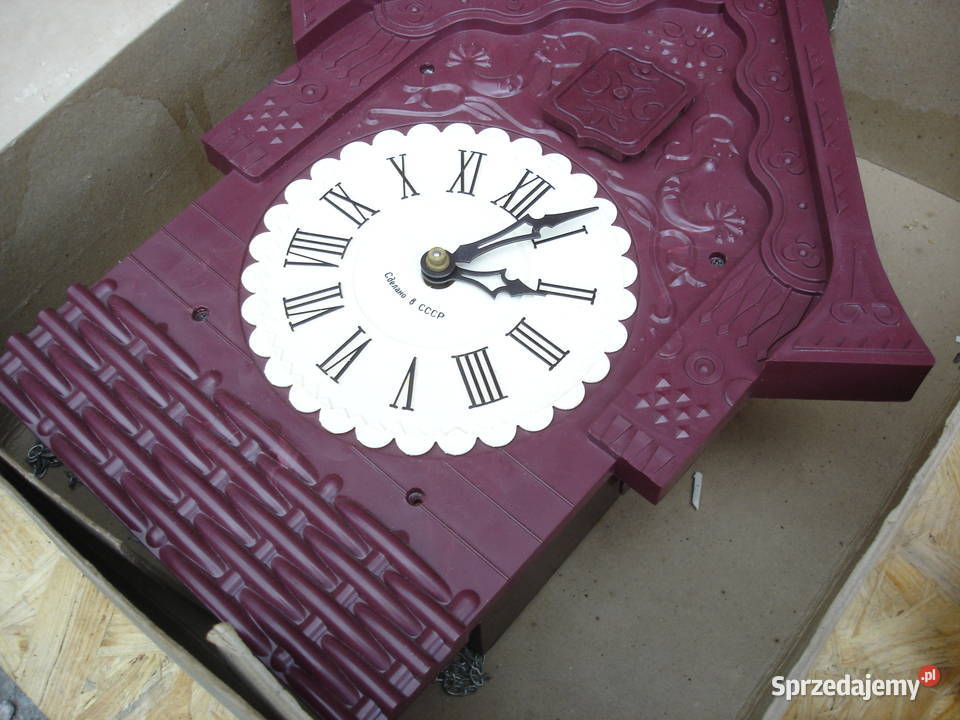 Zegar z kukulka majak cccp prl nowy w pudelku Warszawa