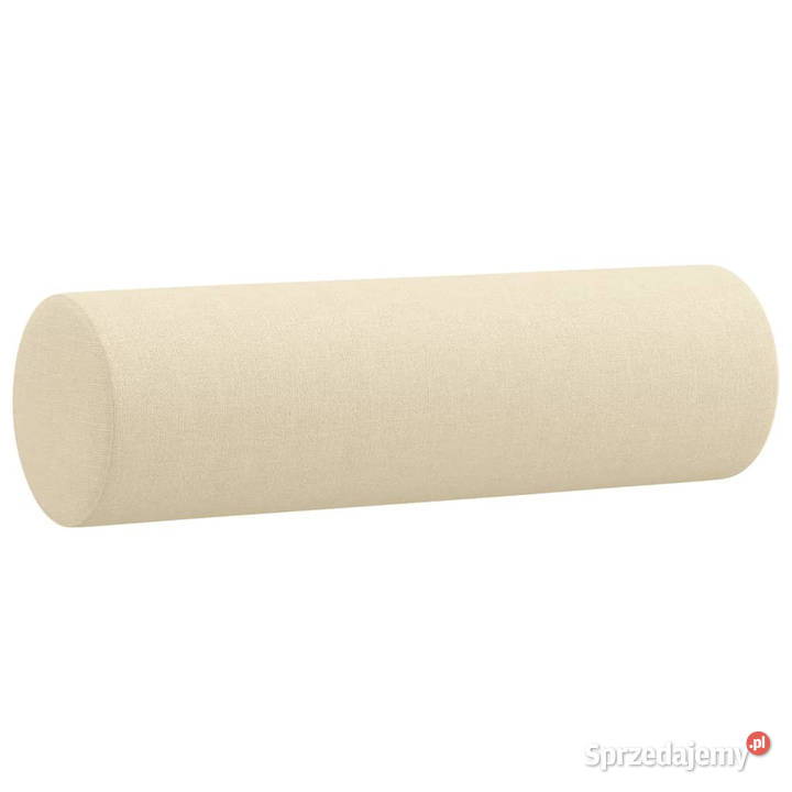 2osobowa sofa z poduszkami kremowa 140 tkanina Warszawa