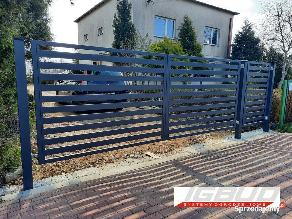 Ogrodzenie panelowe 3D z podmurówką betonową Częstochowa