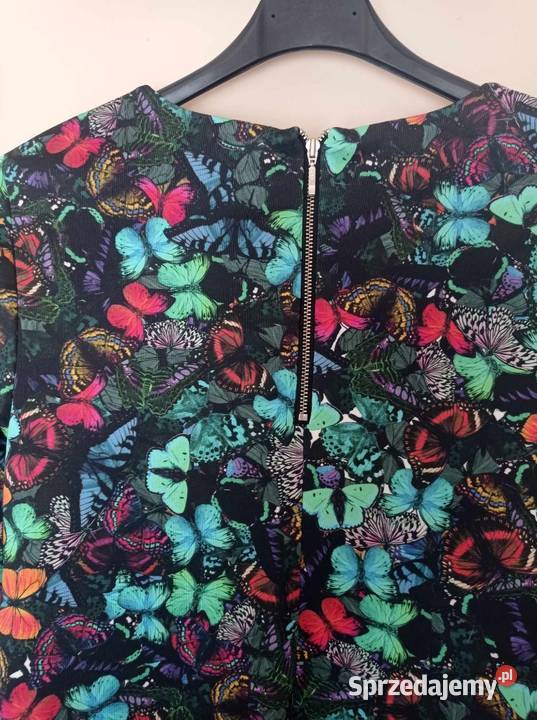 Bluzka w kolorowe motyle Mohito kolorowy podlaskie