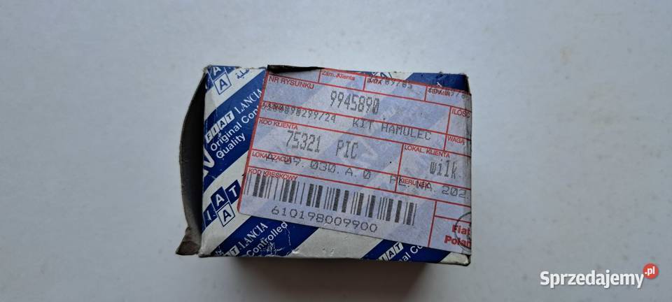 Zestaw montażowy szczęk hamulcowych 9945890 FIAT pomorskie