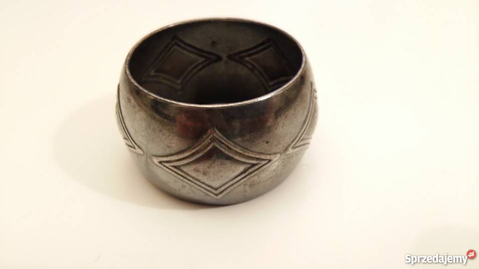 Serwetnik platerowany sygnowany GAB Kętrzyn