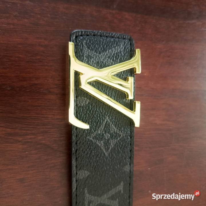 Paski męskie lv szary/srebrny Pozostałe