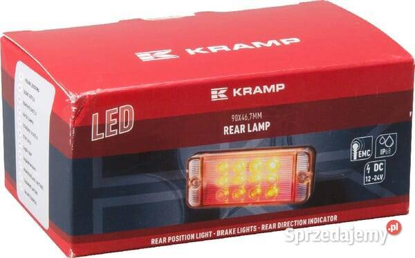 Lampa tylna zespolona LED prostokątna 1224V Kamionna