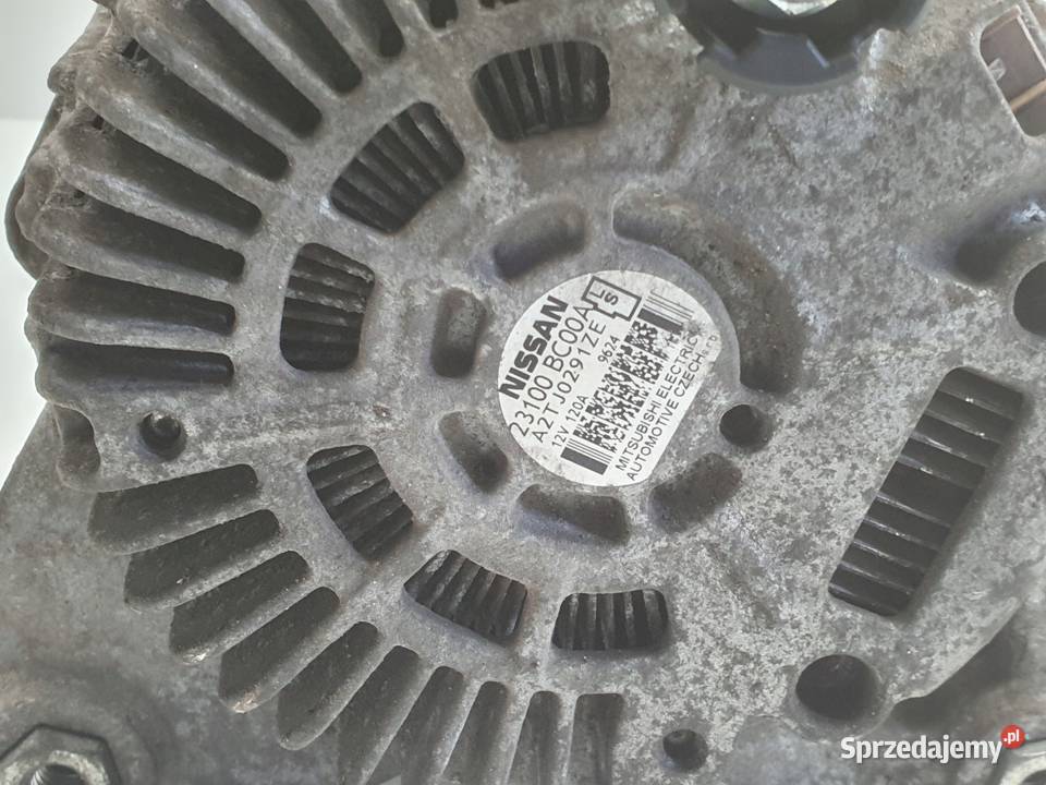 ALTERNATOR Nissan Qashqai J10 16 16V 23100BC00A Układ elektryczny silnika Rudka