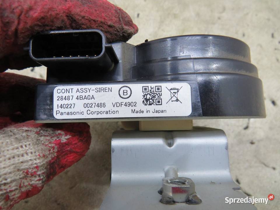 SYRENA ALARMU QASHQAI J11 284874BA0A lubelskie