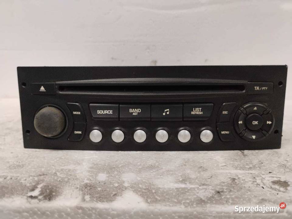 RADIO CD CITROEN C2 96639793XT Sprzęt audio fabryczny sprzedam