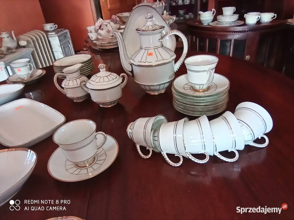 Filiżanka z talerzykiem deserowym BG Kjbenham pomorskie Gdańsk