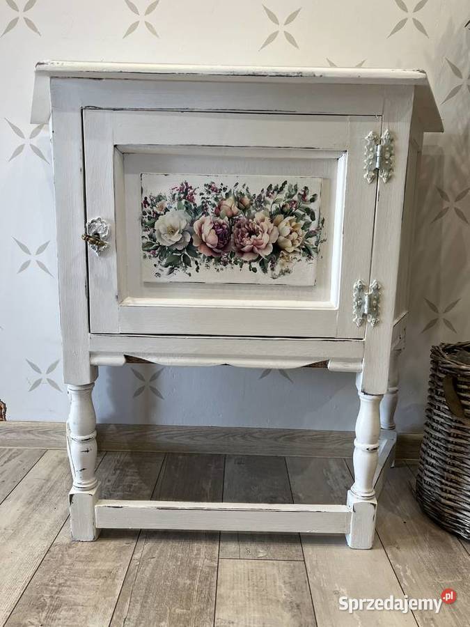 Szafka komoda biała shabby chic Żary