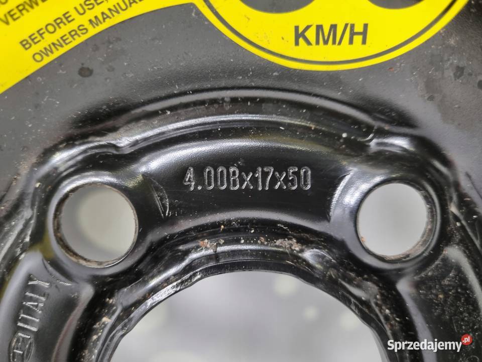 KOŁO DOJAZDOWE 12580 R17 9209872 5x108 Chełm