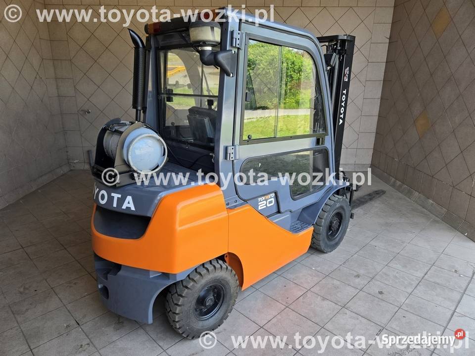 Wózek Widłowy TOYOTA 8FG25 Kabina wolny skok śląskie Mysłowice