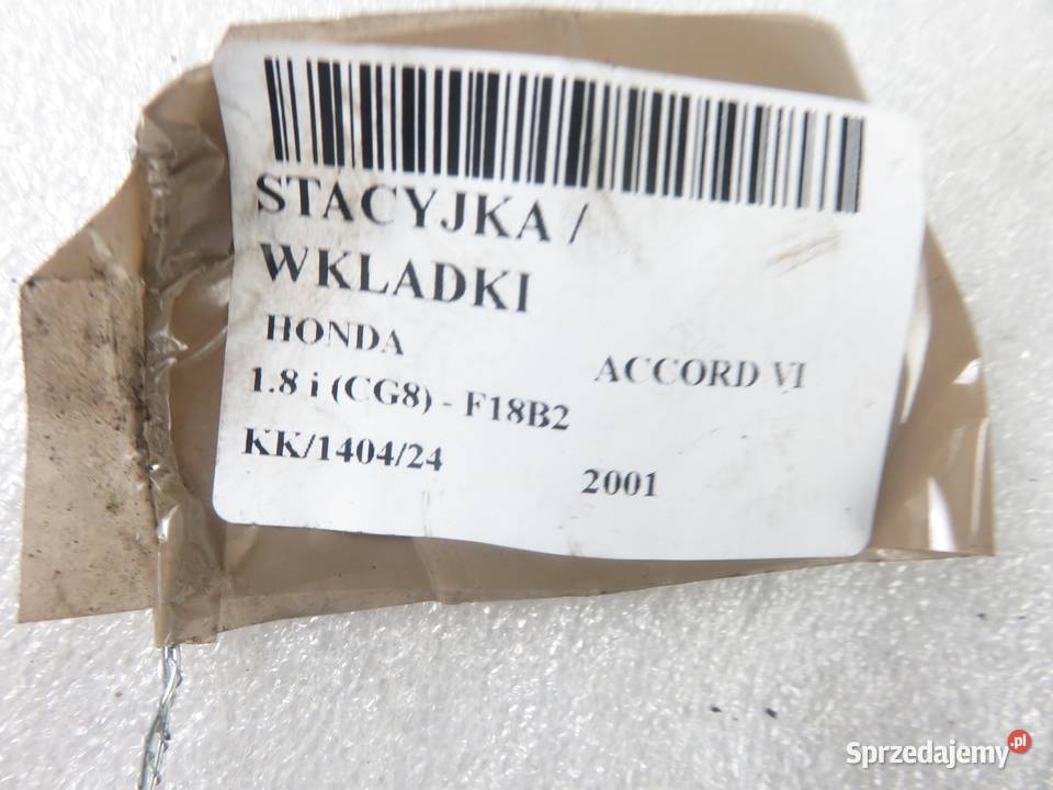 STACYJKA WKŁADKI HONDA ACCORD VI