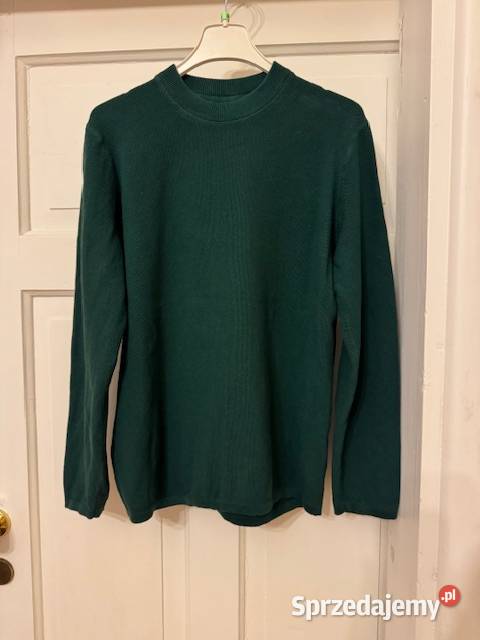 Sweter męski M Carry zielony bawełna 100 z śląskie Częstochowa