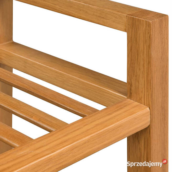 Stojak na buty z 2 półkami 50x27x40 lite drewno sprzedam