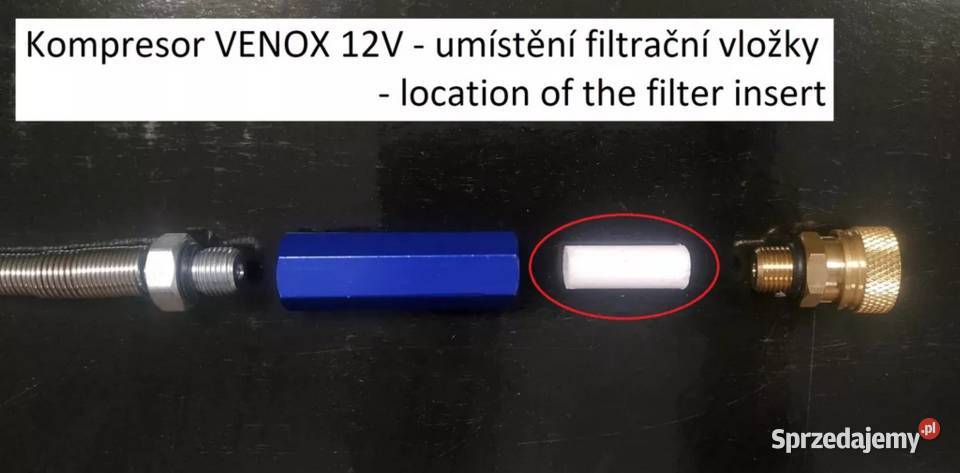 Kompresor Czeskiej Marki Venox 12V 310bar Sporty strzeleckie i myślistwo wielkopolskie