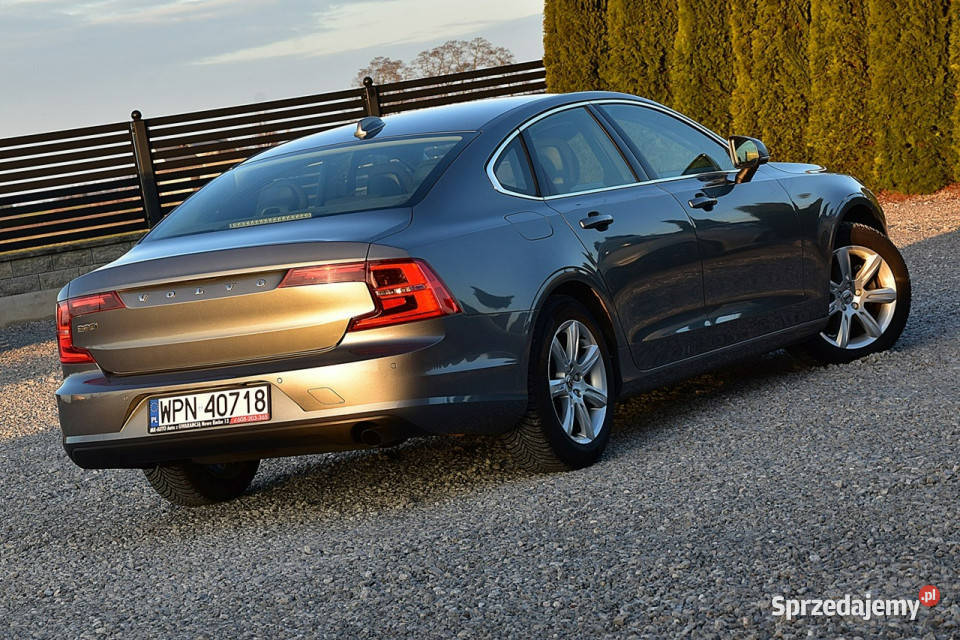 Volvo S90 20D3 150 Navi Alu Podg Fotele Rok produkcji 2017 mazowieckie Nowe Kucice