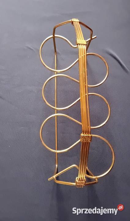 Metalowy stojak na 6 szklaneczek PRL sprzedam