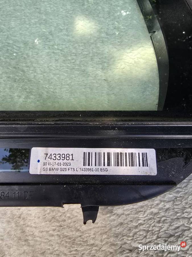 BMW G21 SZYBA BOCZNA DRZWI LEWY TYŁ TYLNA Lędziny