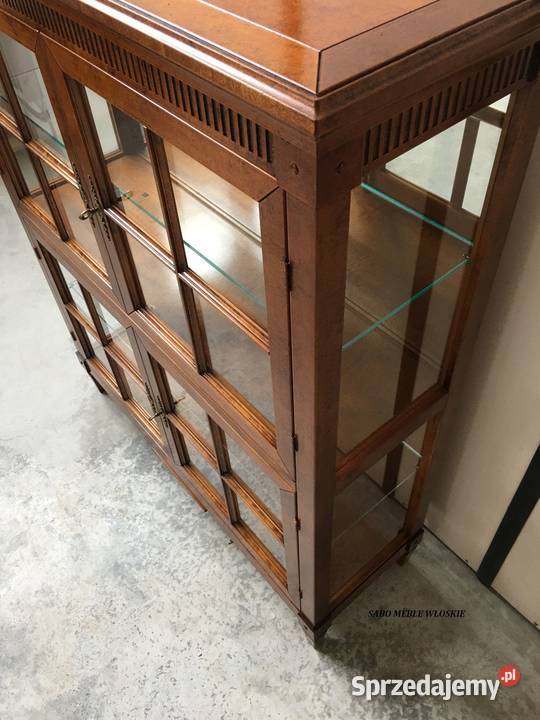 Klasyczna witryna drewniana Luiza 37 orzechowa Przemyśl
