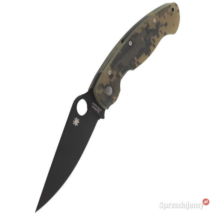 Nóż składany Spyderco Military G10 Camo Black mazowieckie Warszawa