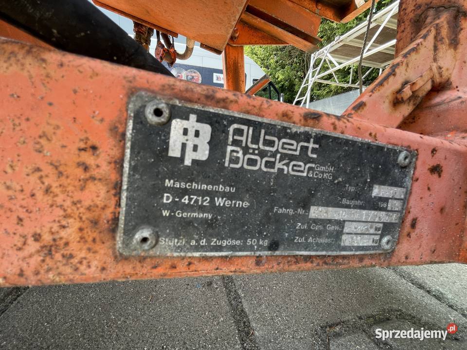 Winda dekarska Bocker LF 16 drabina wciągarka Ślesin