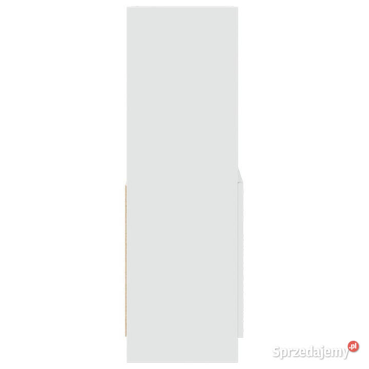 Wysoka szafka biała 63x33x100 materiał mazowieckie