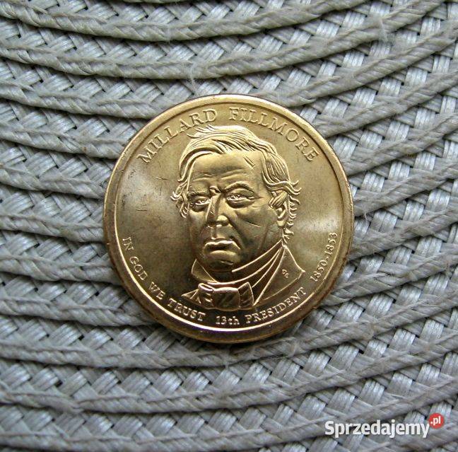 USA 1 Dolar 2010r Millard Fillmore Prezztdenci Kalisz