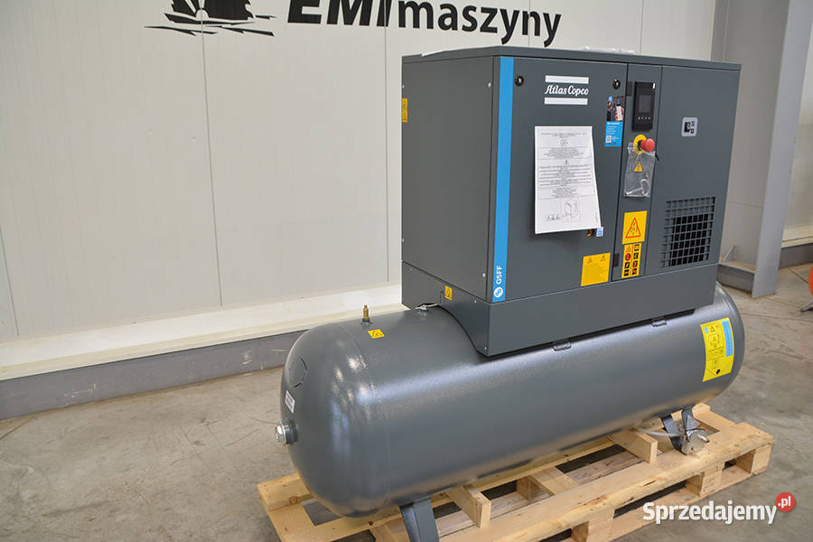 6680 KOMPRESOR ŚRUBOWY ATLAS COPCO G5FF NOWY Produkcja małopolskie Kalwaria Zebrzydowska
