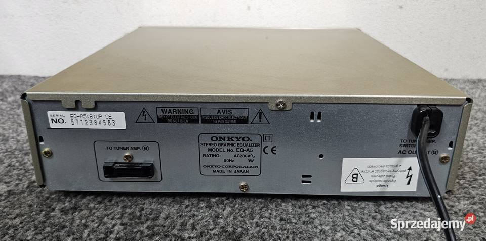 Equalizer graficzny Onkyo EQA5 wysyłka Wieże i miniwieże