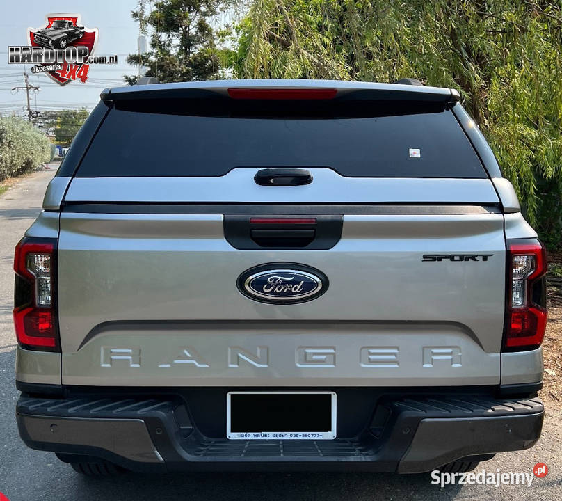 Zabudowa paki Hardtop Ford Ranger 2023 Szyby Pozostałe Pasłęk