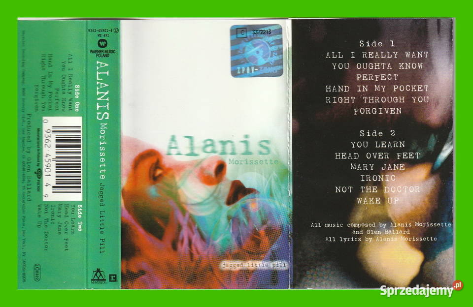 kaseta ALANIS MORISETTE Jagged Little Pill Rzeszów