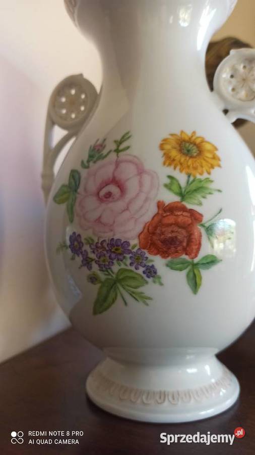 Wazon NK Kaiser W Germany Piękny Kwiaty Porcelana i szkło Gdańsk