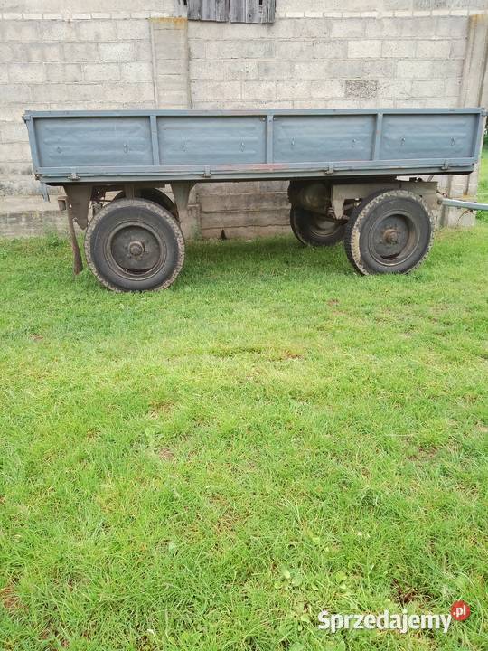 PRZYCZEPA D46A nieuszkodzony podlaskie Dąbrowa Białostocka sprzedam