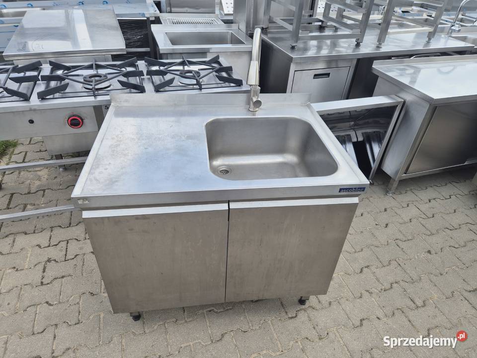 Zlew Gastronomiczny 1 Komorowy Drzwi Otwierane