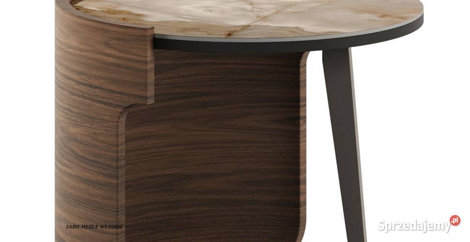 Nowoczesna ława owalna Manarola drewniana Przemyśl