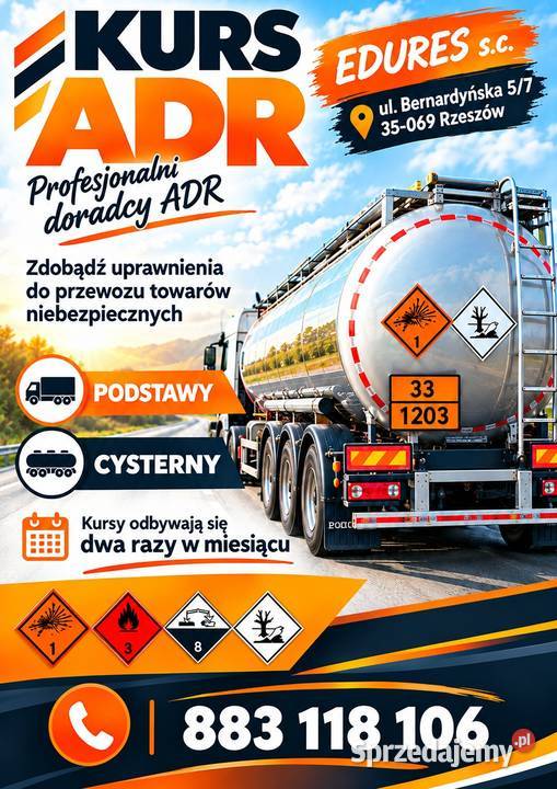 Kurs ADR Rzeszów