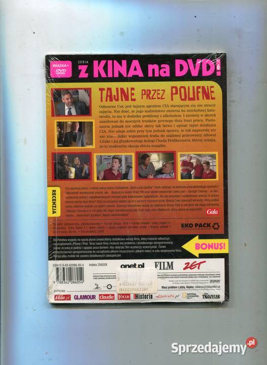 Tajne poufne Książka DVD Film Szczecin