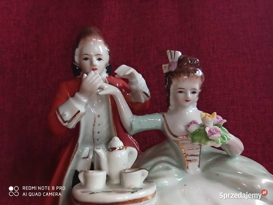 Figurka porcelanowa Pary Całuję Rączki Porcelana i szkło Gdańsk