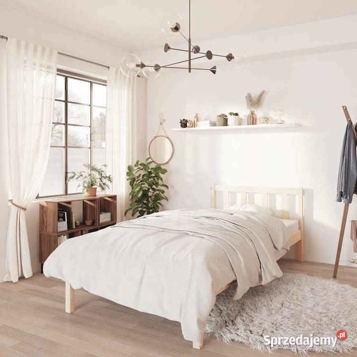 Rama łóżka z litego drewna sosnowego 90x200 mazowieckie