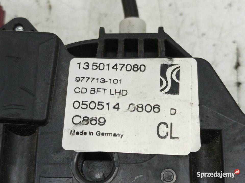 ZAMEK DRZWI PRAWY PRZÓD EUROPA 1350147080 Fiat
