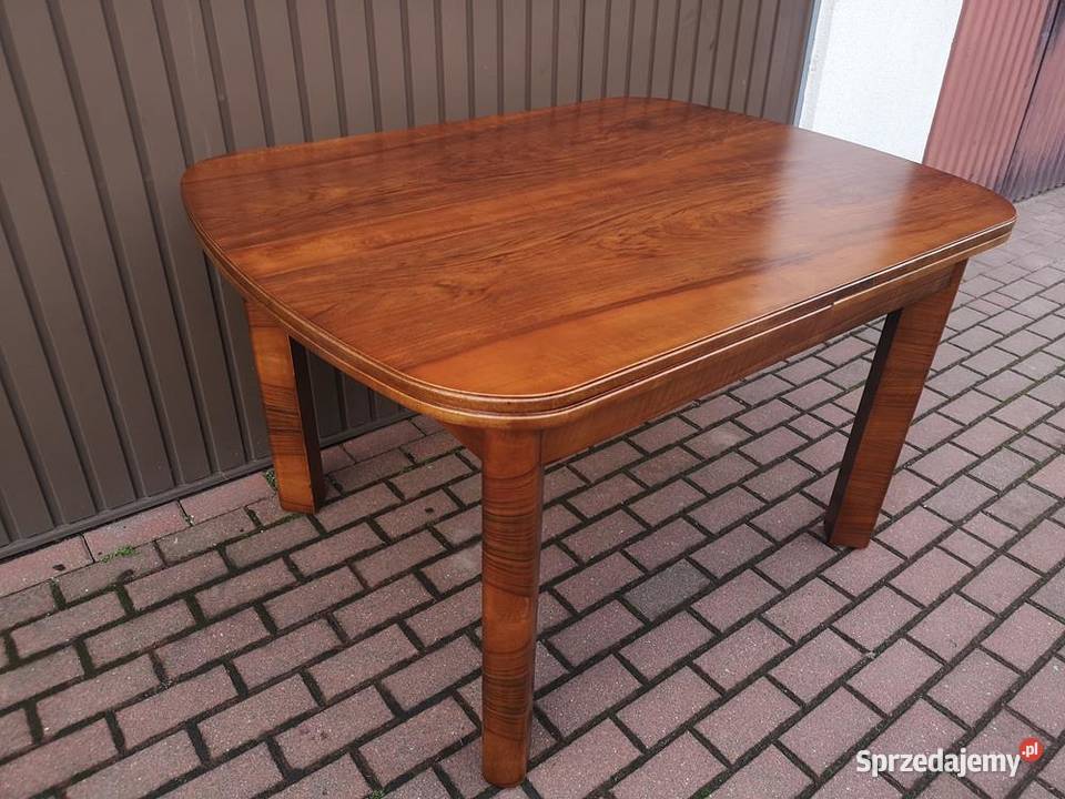 Stół ARTDECO Orzech Zgrabny Antyk Stary Meble Antyki, Sztuka, Kolekcje Swarzędz sprzedam