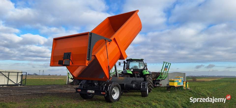 Przyczepa skorupa 10t łódzkie Wieluń