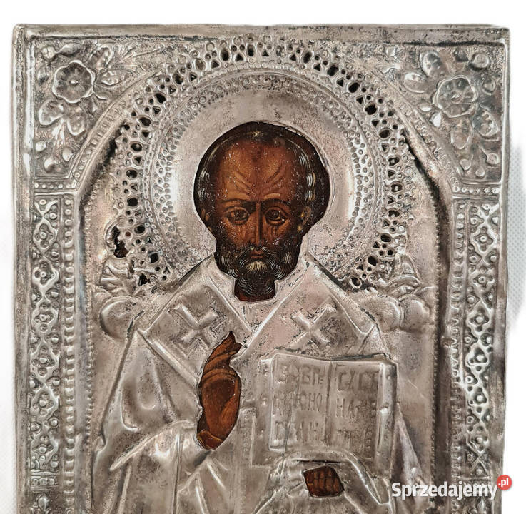 Ikona Święty Mikołaj z Miry Cudotwórca 0288 Warszawa sprzedam