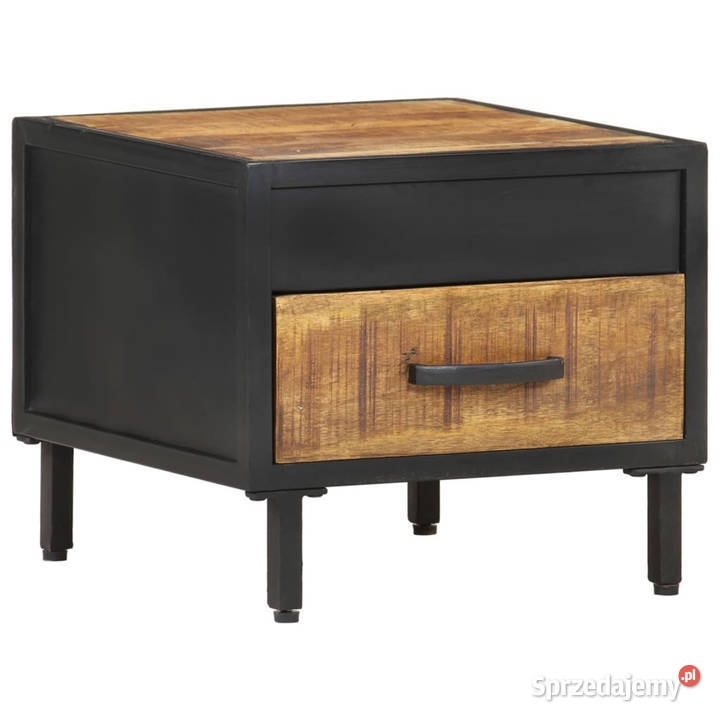 Szafka nocna 40x40x35 surowe drewno mango Warszawa